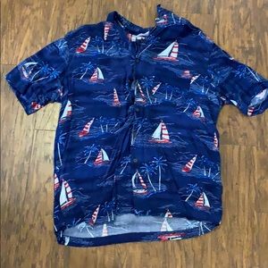 Men’s Large Hawaiian Sail Away Shirt